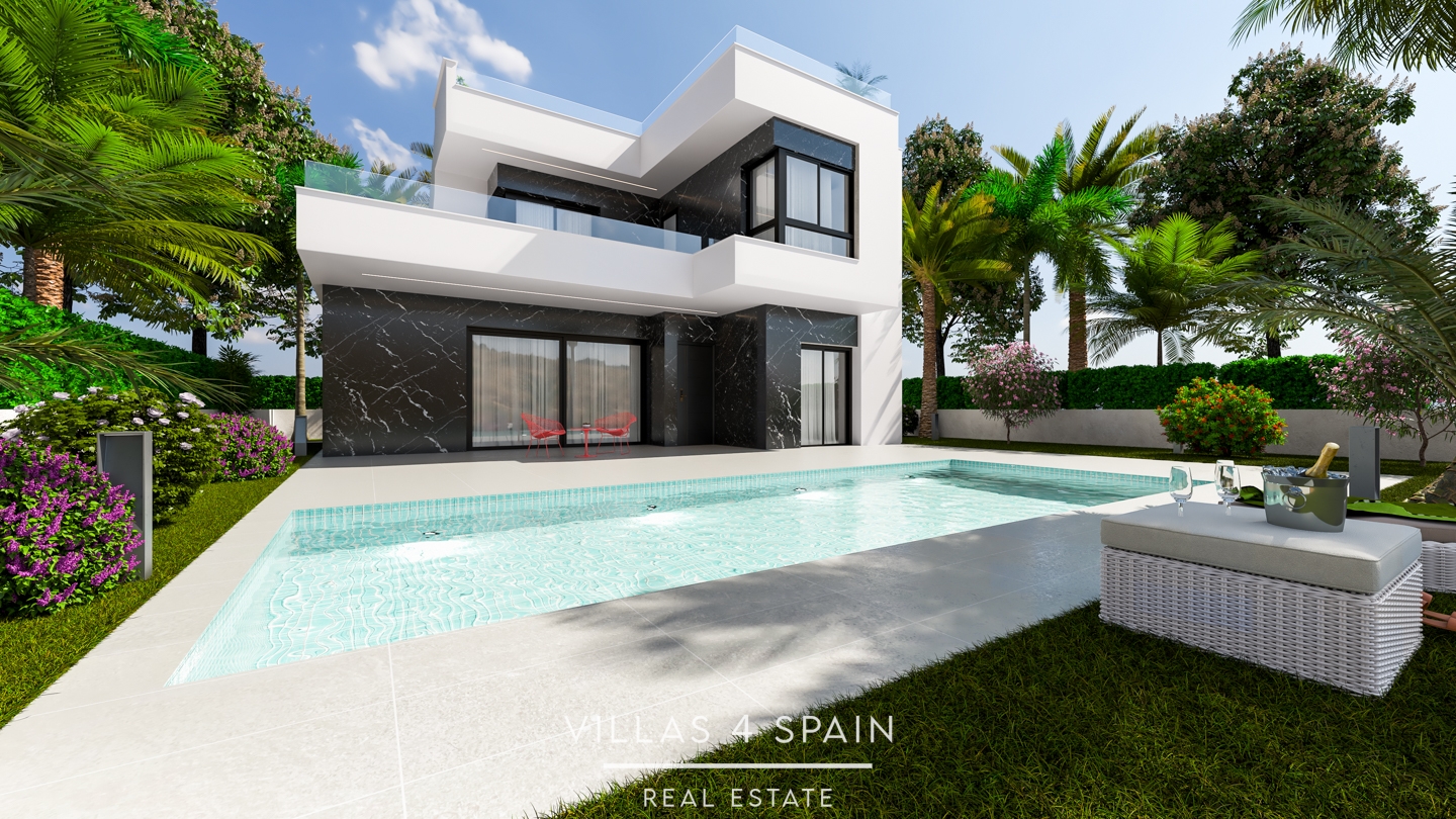 3 Bedroom 3 Bathroom New build villa with private pool and parking