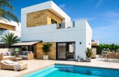 V4S2161, 3 bedroom 2 bathroom new build villa with private pool in ciudad quesada