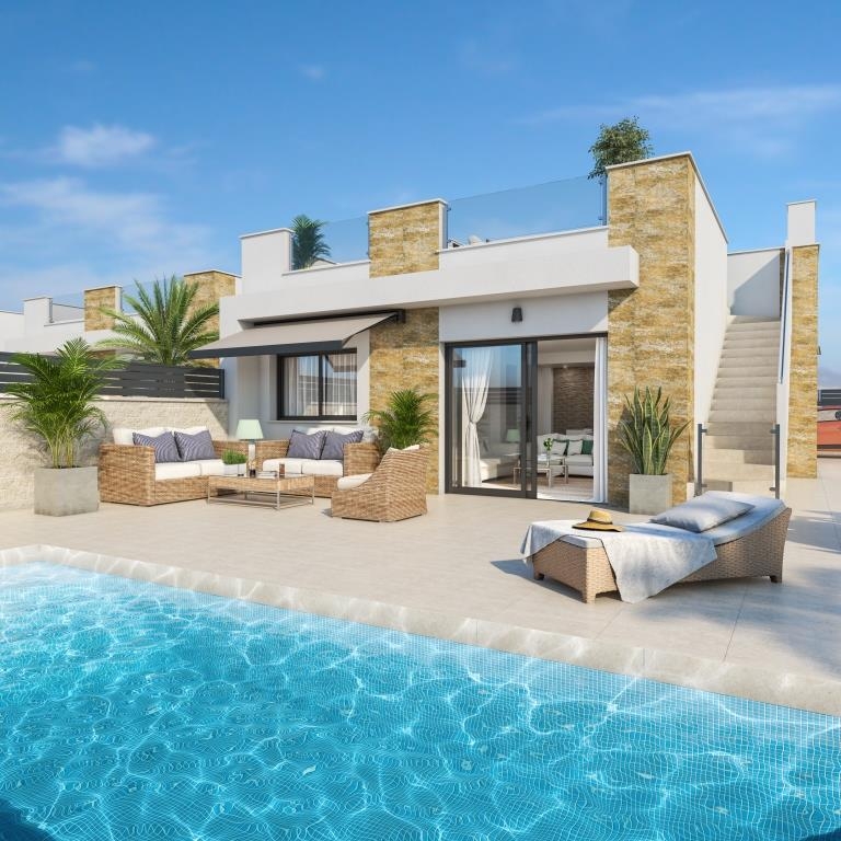 3 Bedroom 2 Bathroom new build villa with private pool and parking 
