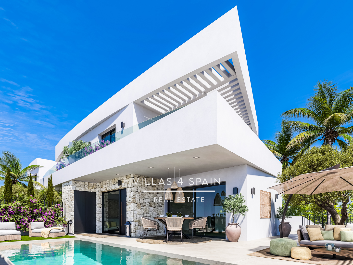 3 Bedroom 3 Bathroom New Build Villa in Dolores