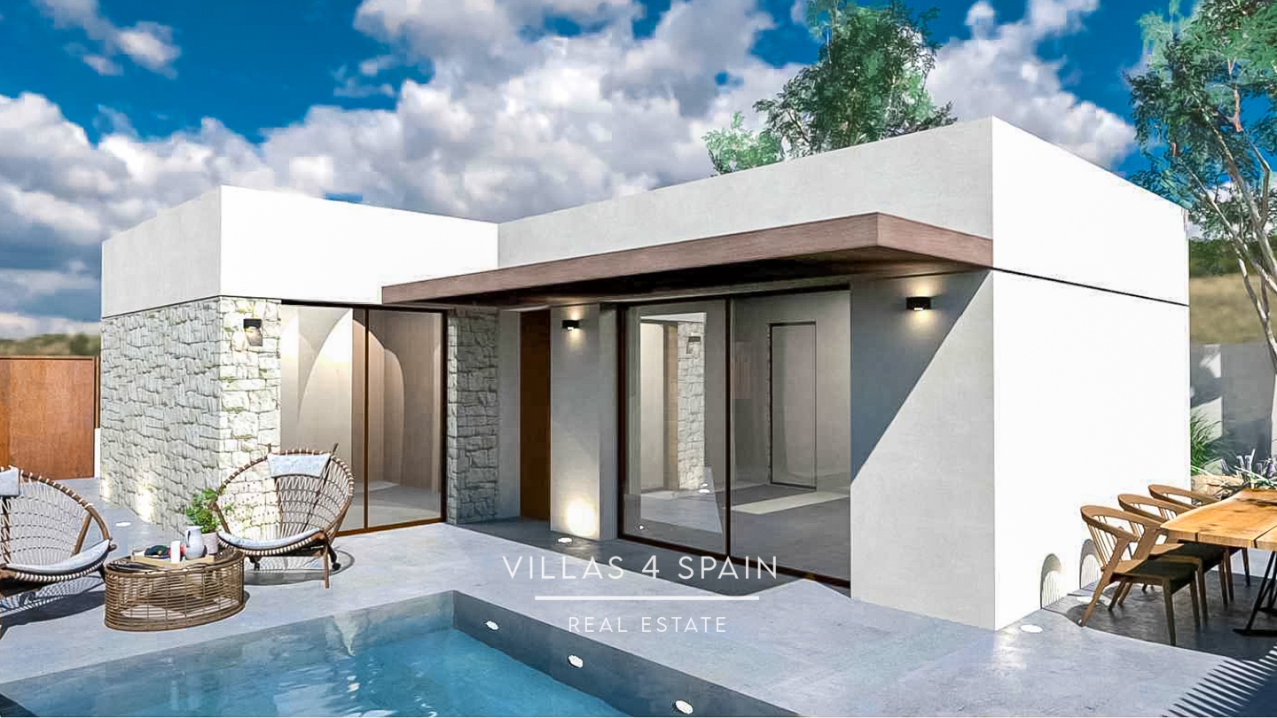 2 Bed 2 Bath New Build Villa in Fortuna 