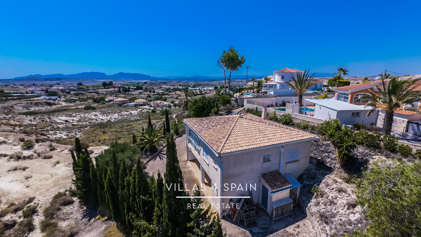 Resale - 2 Bed 3 Bath Villa with amazing views and underbuild in los baños de Fortuna - calle los baños - Murcia Resale - 2 Bed 3 Bath Villa with amazing views and underbuild in los baños de Fortuna - calle los baños - Murcia