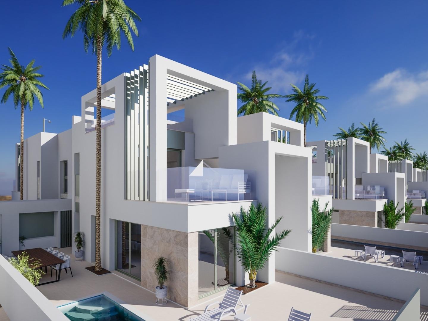 3 Bedroom 2 Bathroom Quad House in Rojales