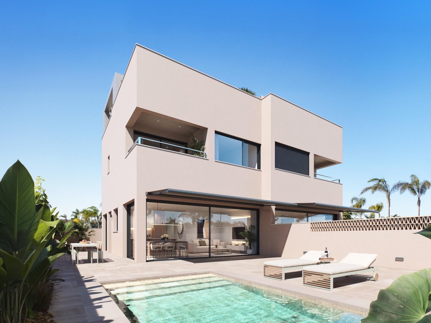 3 Bedroom 3 Bathroom Semidetached in Pilar de La Horadada