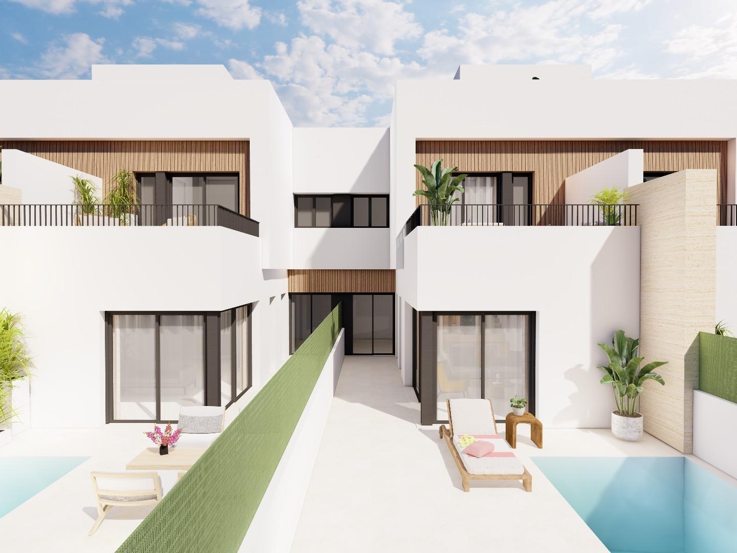 3 Bedroom 3 Bathroom Semidetached in Santiago de la Ribera