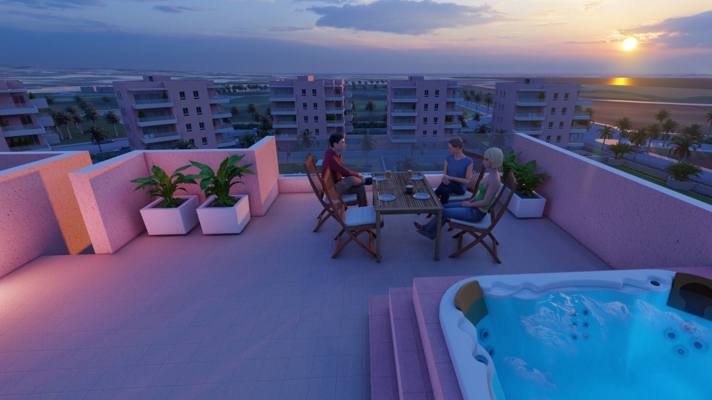 3 Bedroom 2 Bathroom penthouse in Guardamar del Segura