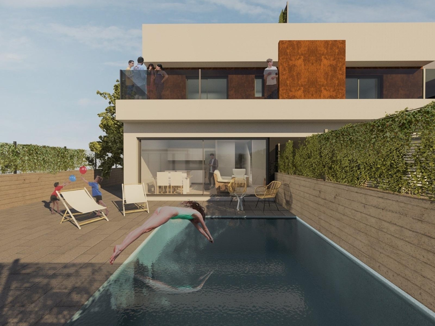 3 Bedroom 3 Bathroom town house in San Javier
