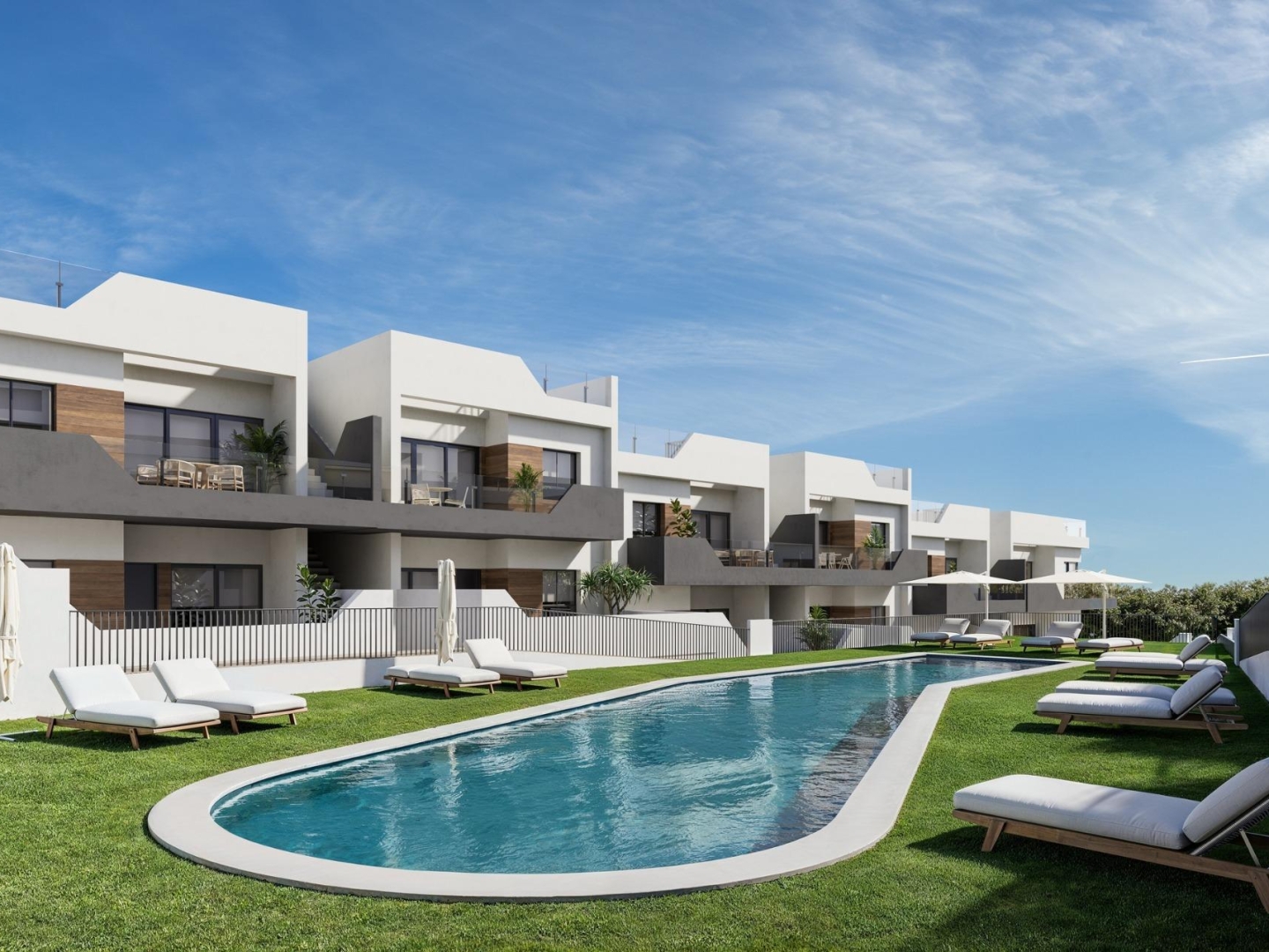 3 Bedroom 2 Bathroom Top Floor Bungalow in San Miguel de Salinas