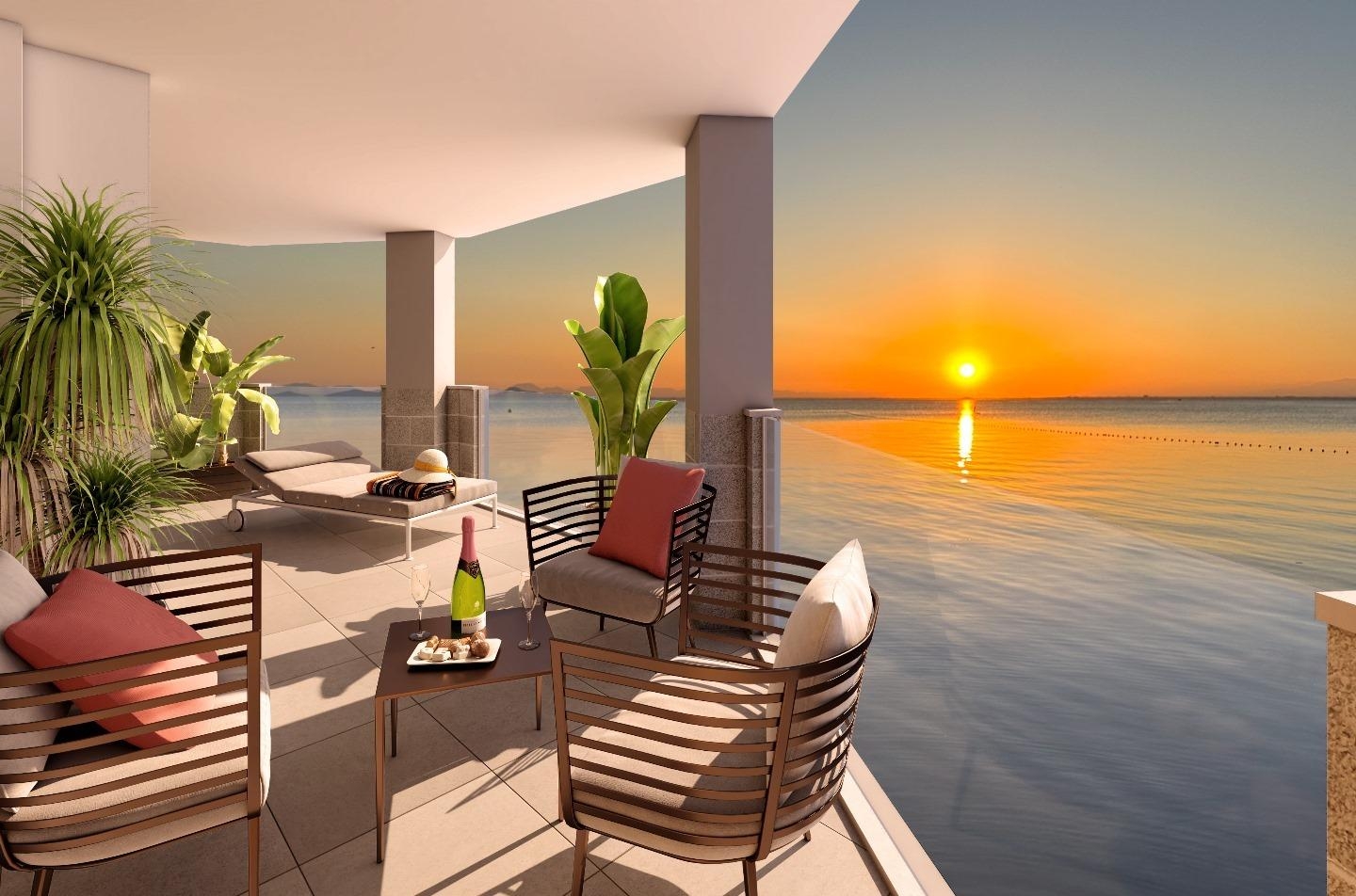 3 Bedroom 2 Bathroom apartment in La Manga del Mar Menor