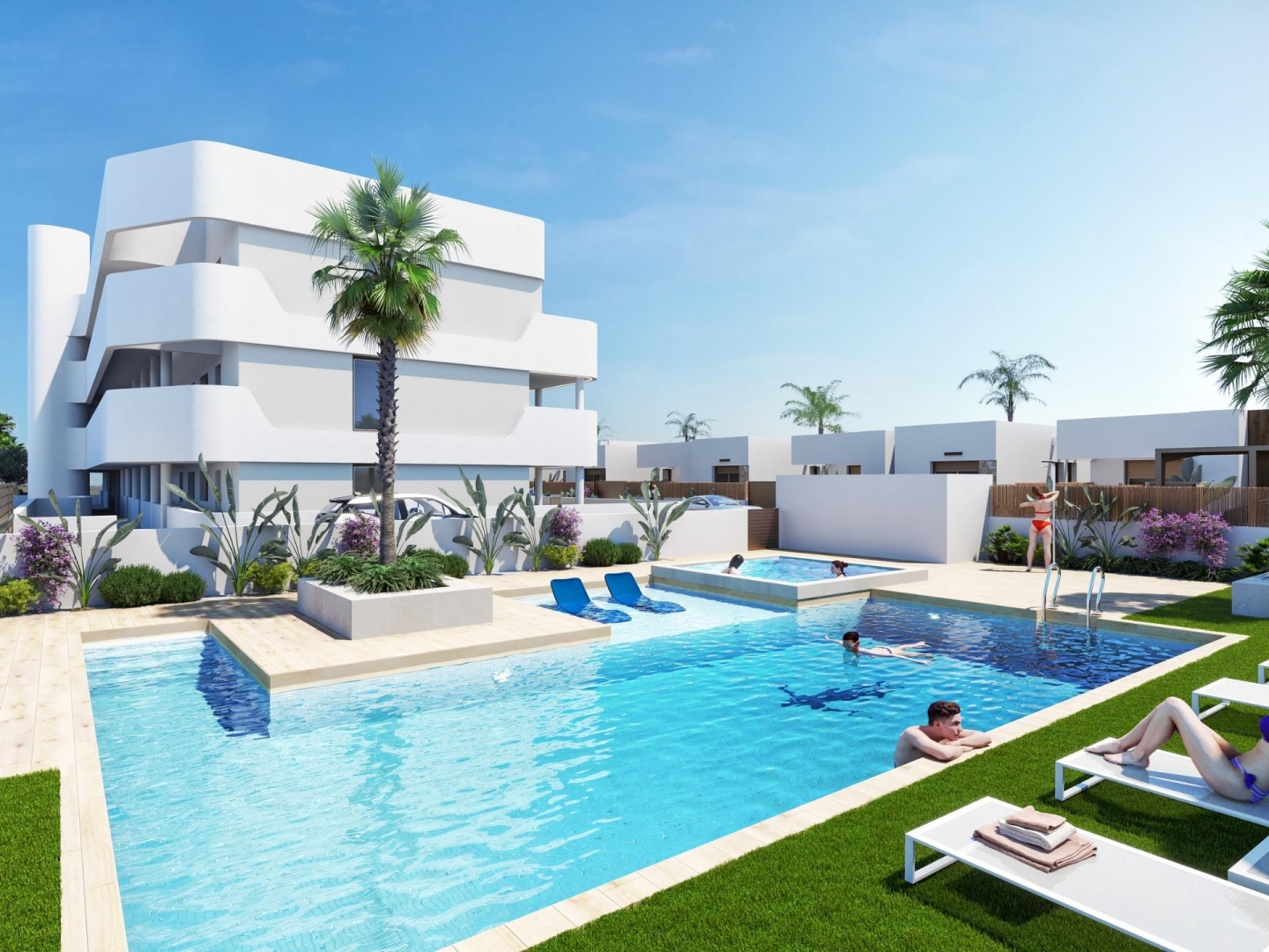 2 Bedroom 2 Bathroom Ground floor apartment in Los Alcazares