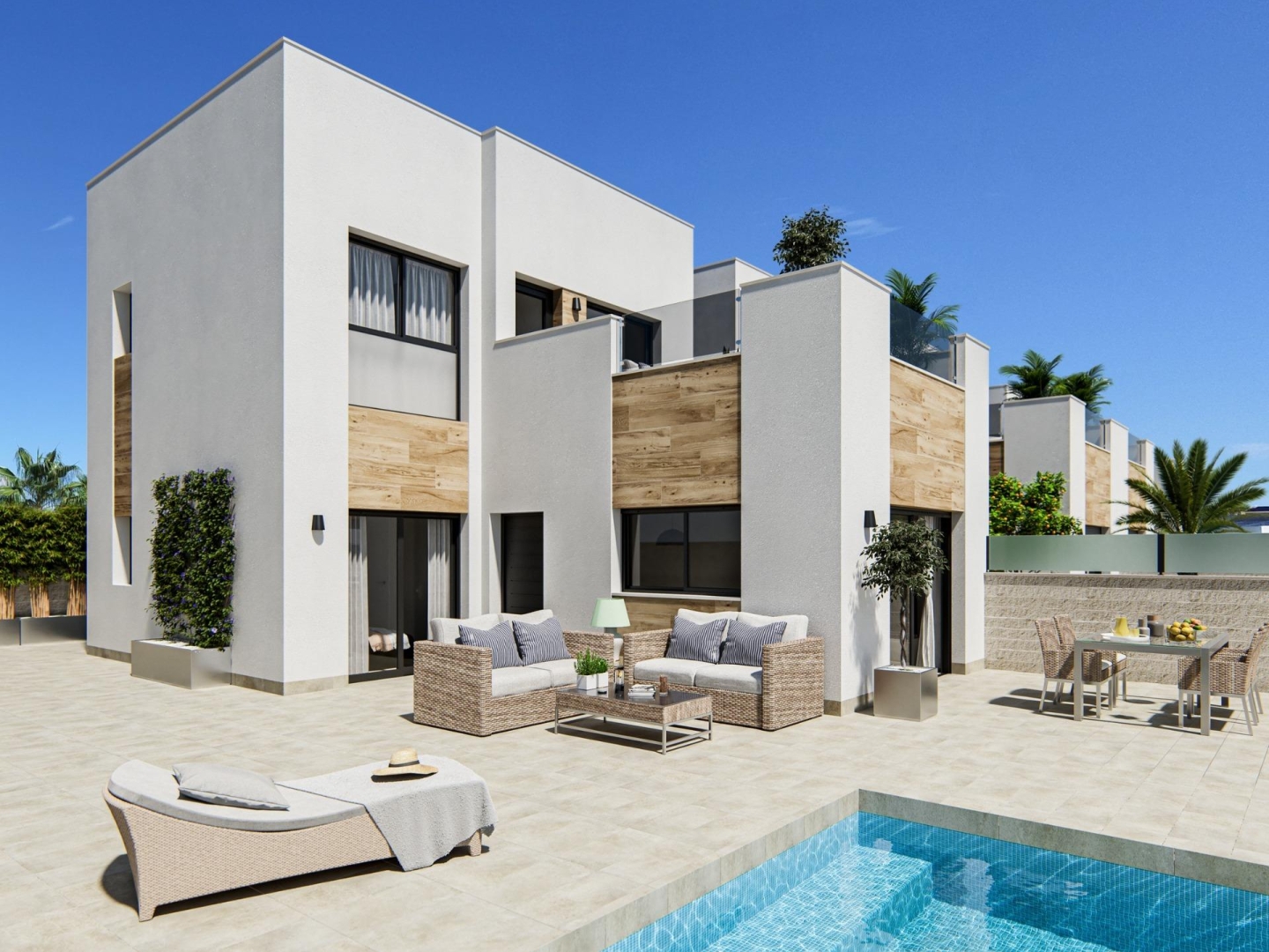 3 Bedroom 2 Bathroom Semidetached in Benijofar
