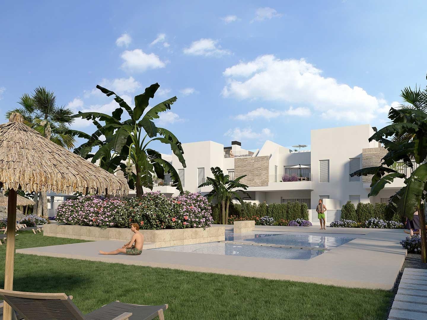 3 Bedroom 2 Bathroom Top Floor Bungalow in Algorfa