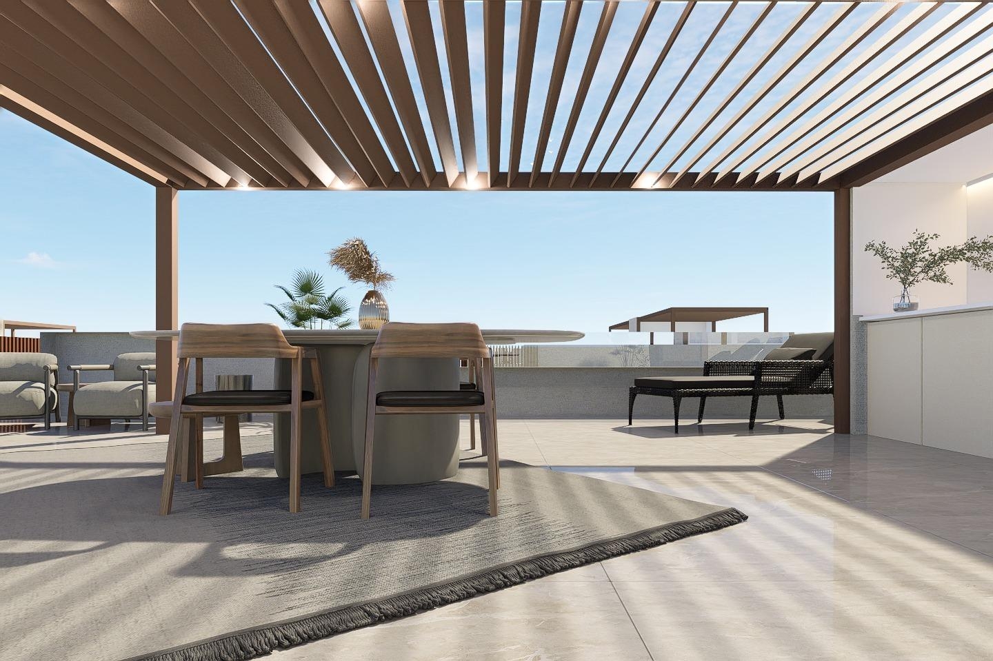 3 Bedroom 2 Bathroom Top Floor Bungalow in Pilar de La Horadada