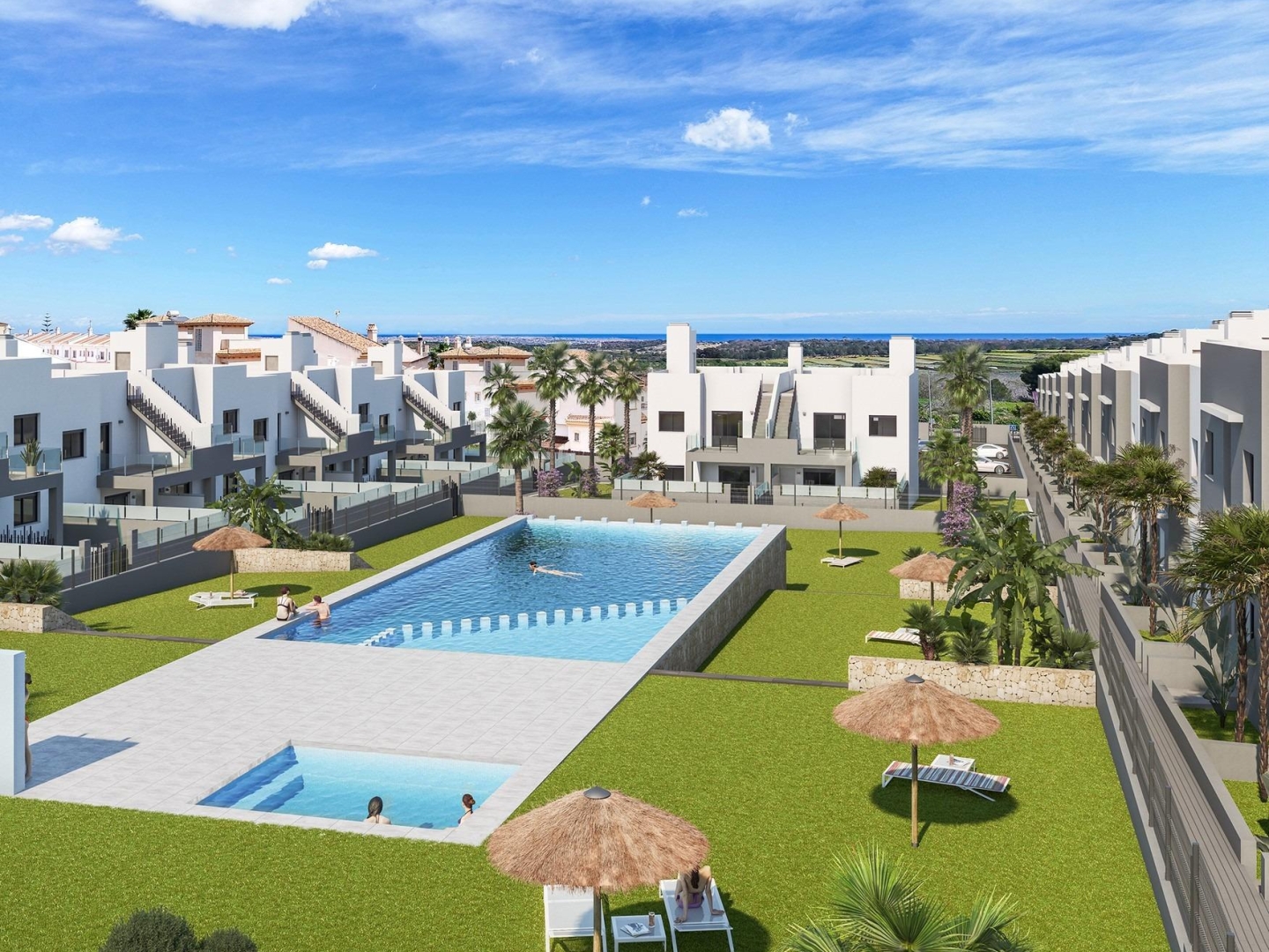 3 Bedroom 2 Bathroom Top Floor Bungalow in San Miguel de Salinas