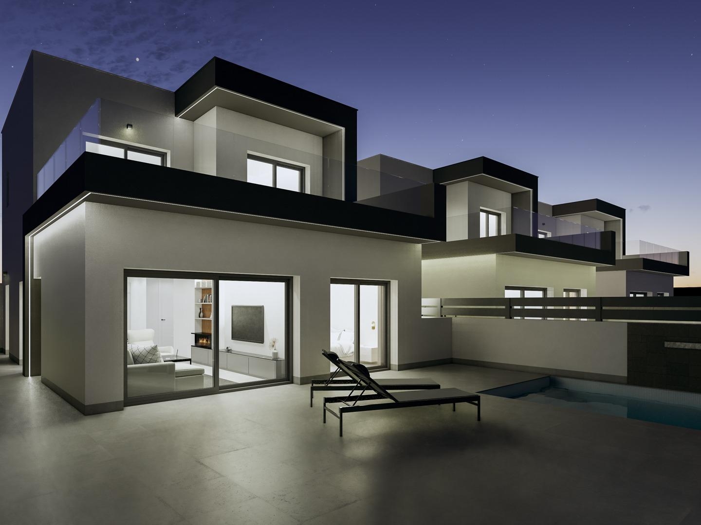 3 Bedroom 3 Bathroom Semidetached in Benijofar
