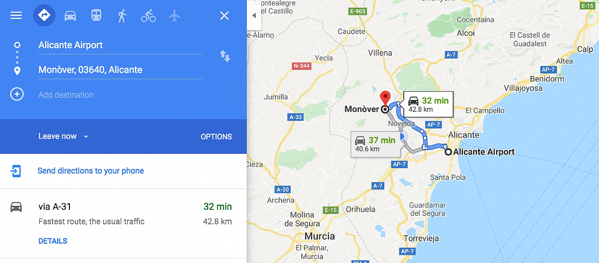 Resale - 4 Bedroom 4 Bathroom Villa in Monovar -  - Alicante