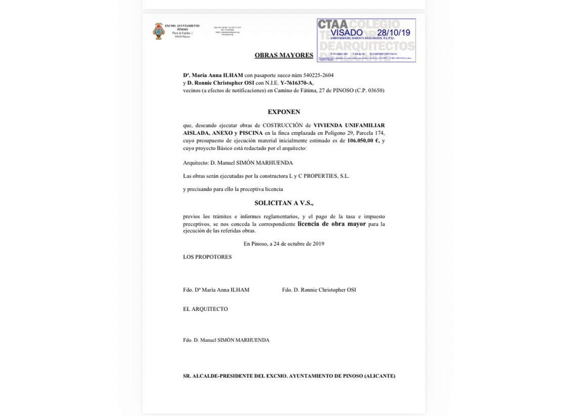 Resale - 4 Bedroom 3 Bathroom Villa in Pinoso -  - Alicante