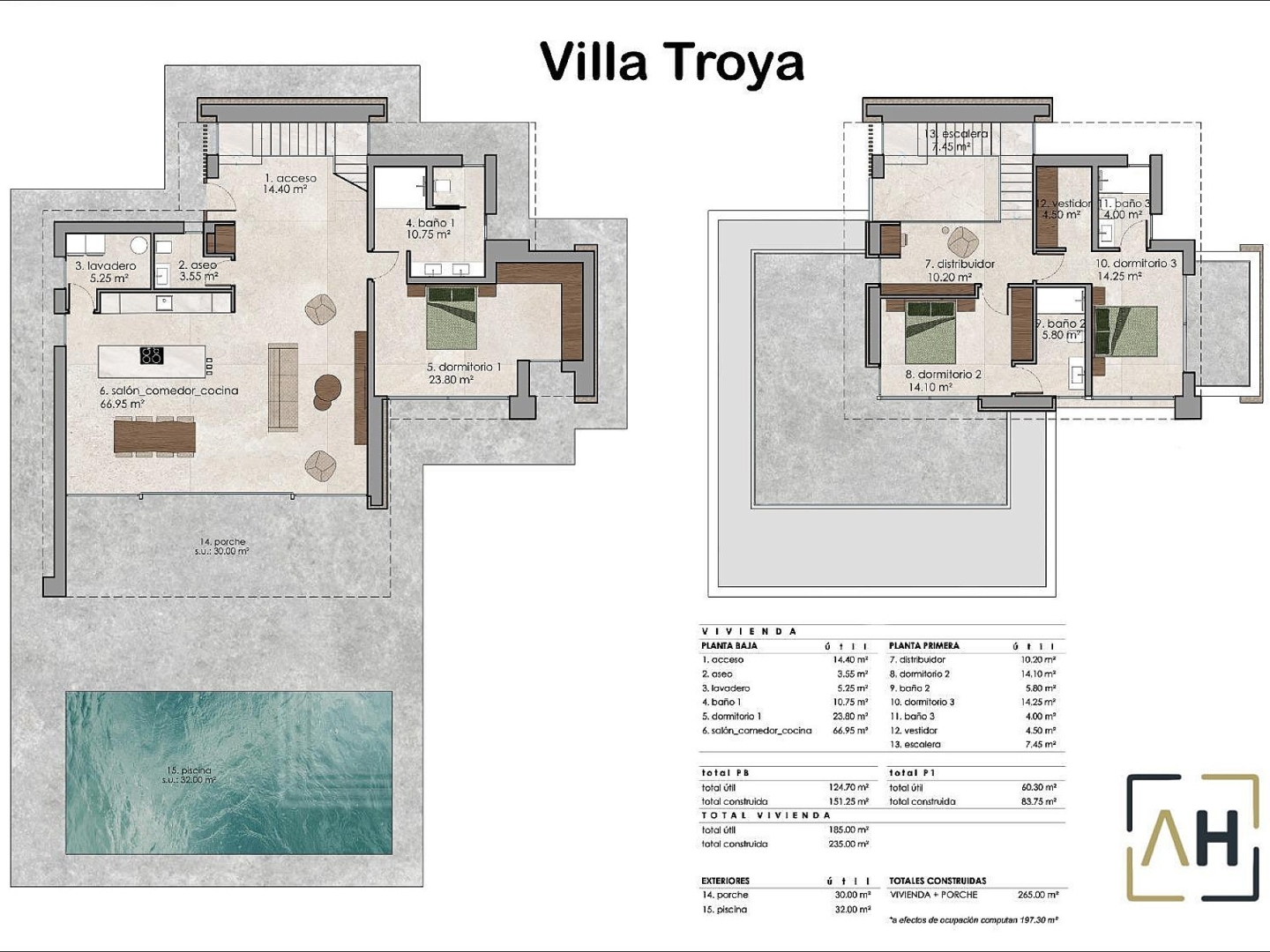 3 Bedroom 3 Bathroom Villa in Pinoso