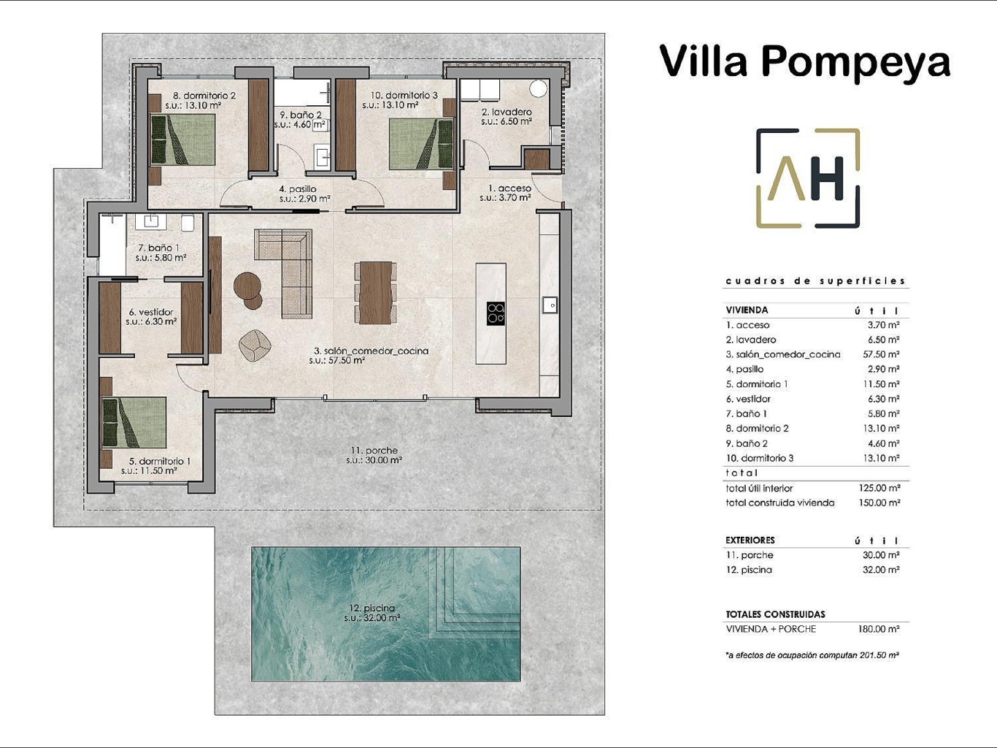 3 Bedroom 2 Bathroom Villa in Pinoso