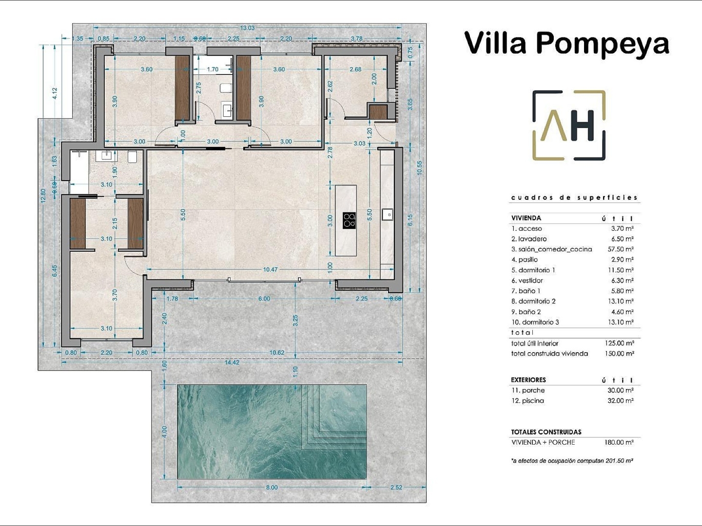 3 Bedroom 2 Bathroom Villa in Pinoso