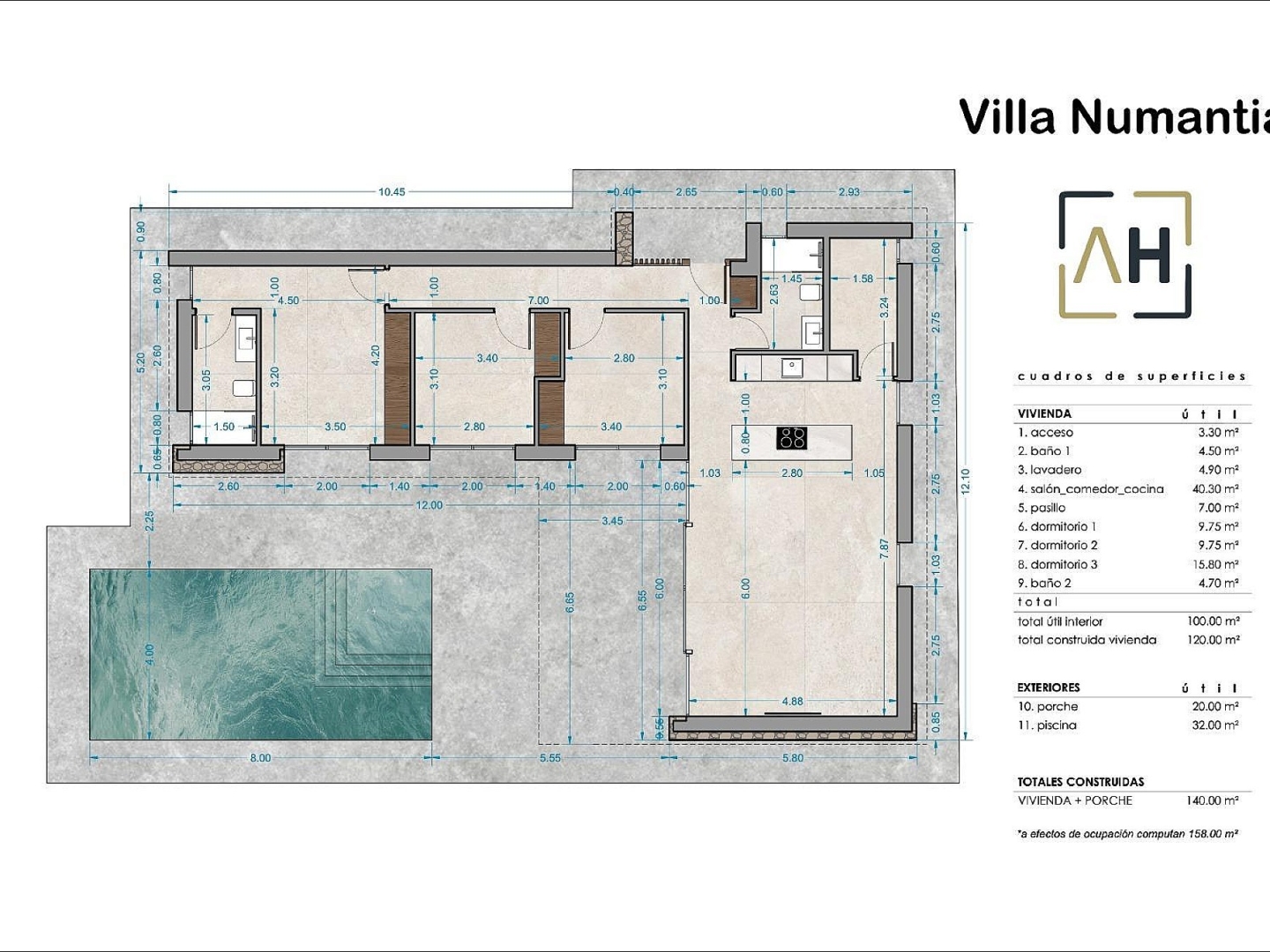 3 Bedroom 2 Bathroom Villa in Pinoso