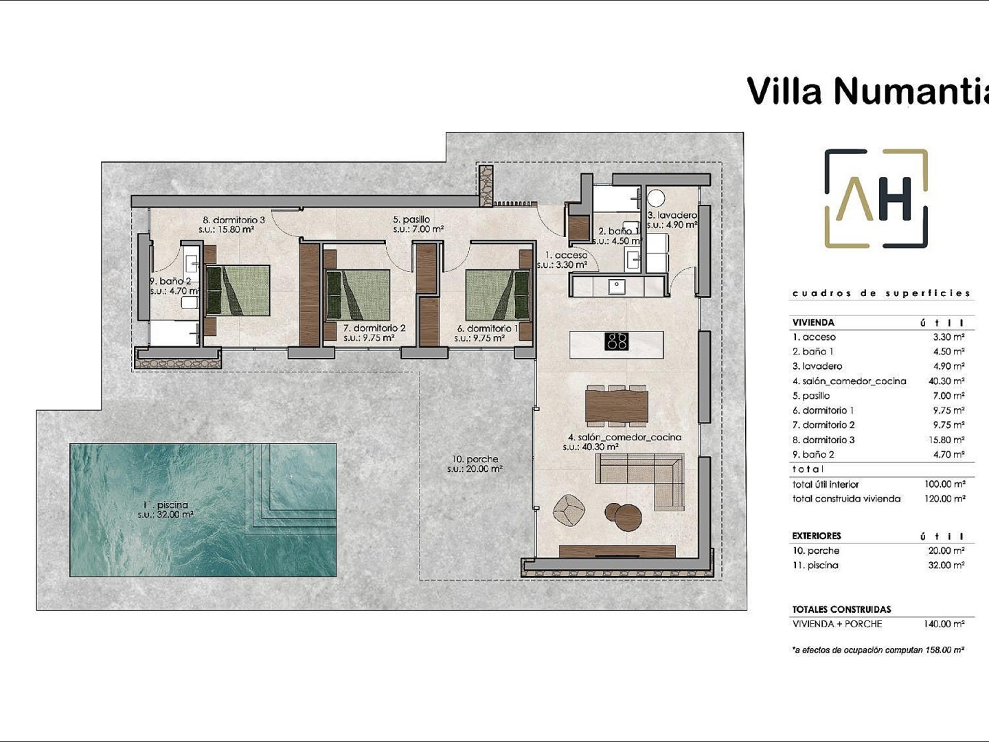 3 Bedroom 2 Bathroom Villa in Pinoso