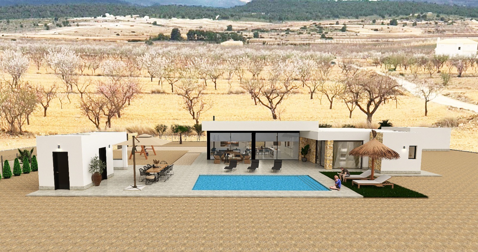 Resale - 3 Bedroom 2 Bathroom Villa in Pinoso -  - Alicante