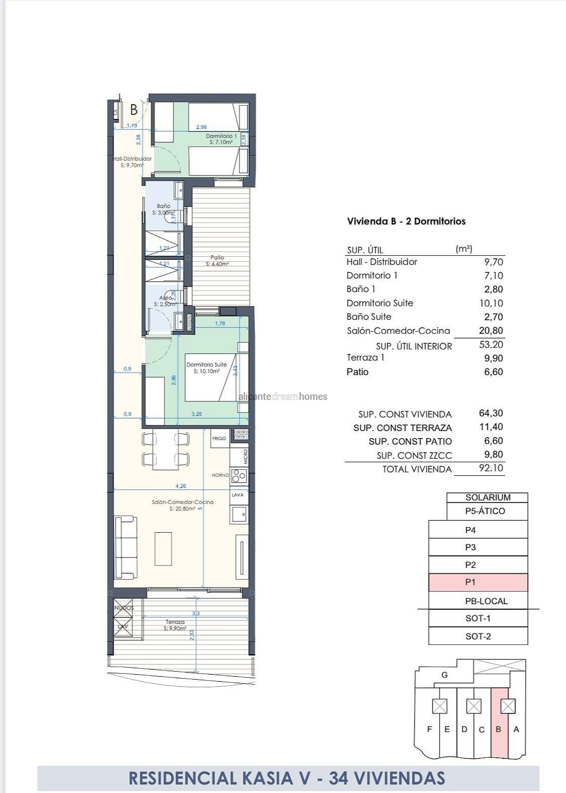 Resale - 2 Bedroom 2 Bathroom Apartment in Torrevieja -  - Alicante