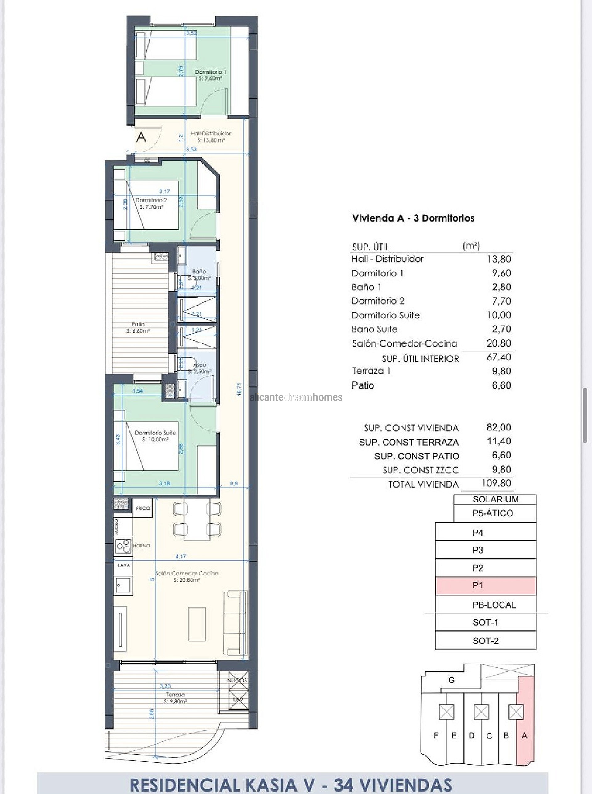 Resale - 2 Bedroom 2 Bathroom Apartment in Torrevieja -  - Alicante