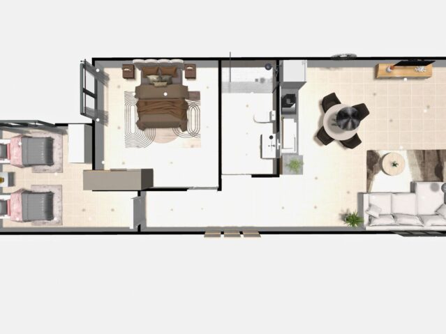 Resale - 2 Bedroom 1 Bathroom Apartment in Hondon de las Nieves -  - Alicante
