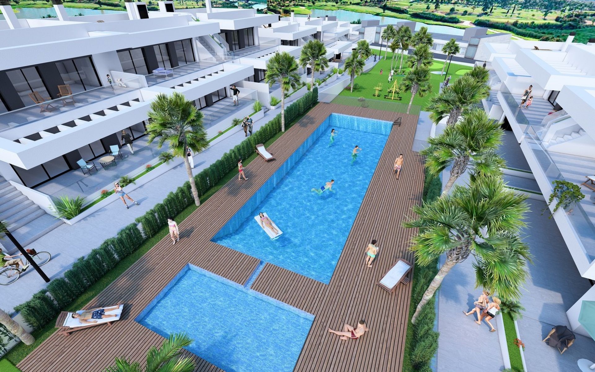 Resale - 2 Bedroom 2 Bathroom Apartment in Algorfa -  - Alicante