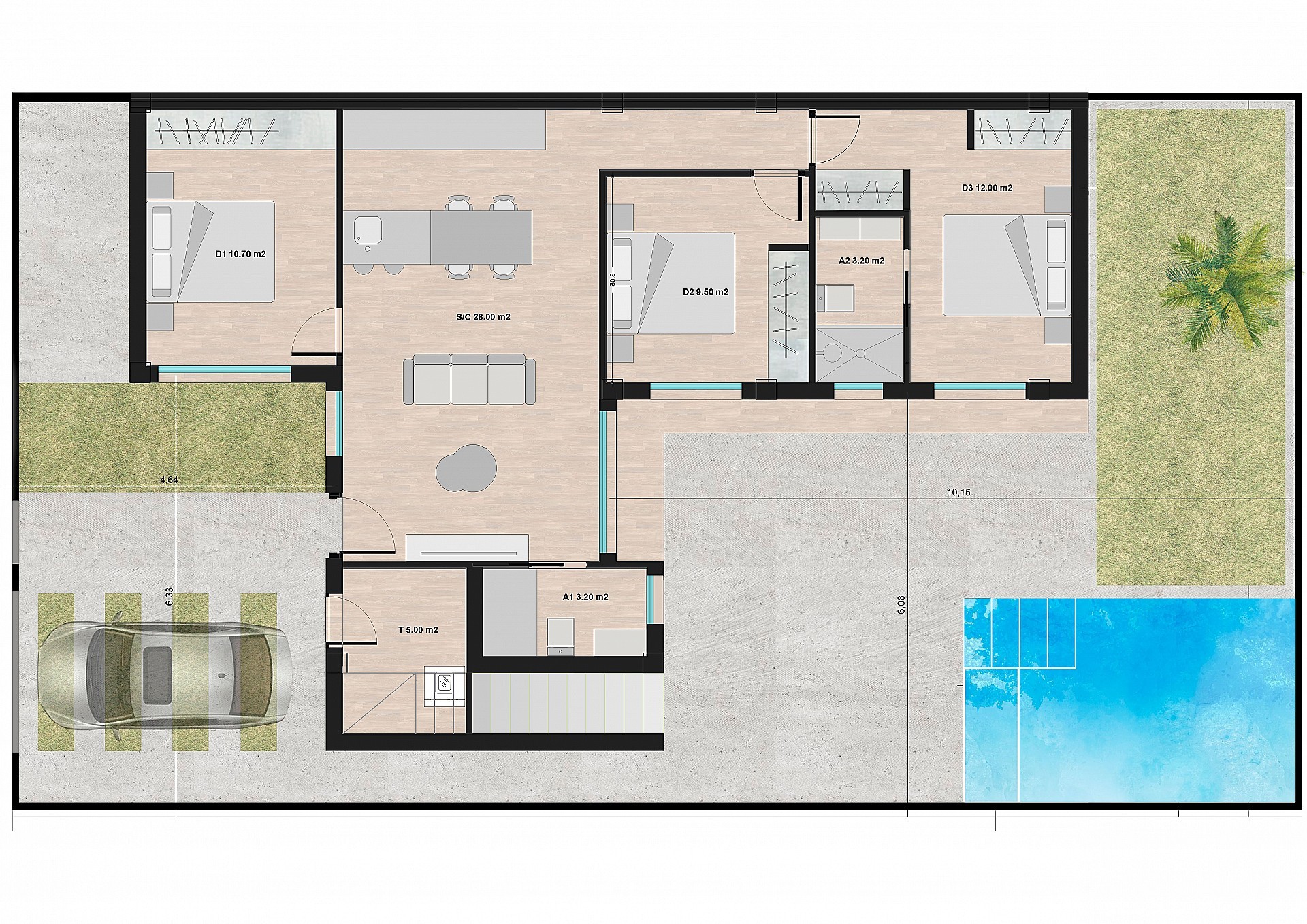 Resale - 3 Bedroom 2 Bathroom Villa in Roldan -  - Murcia