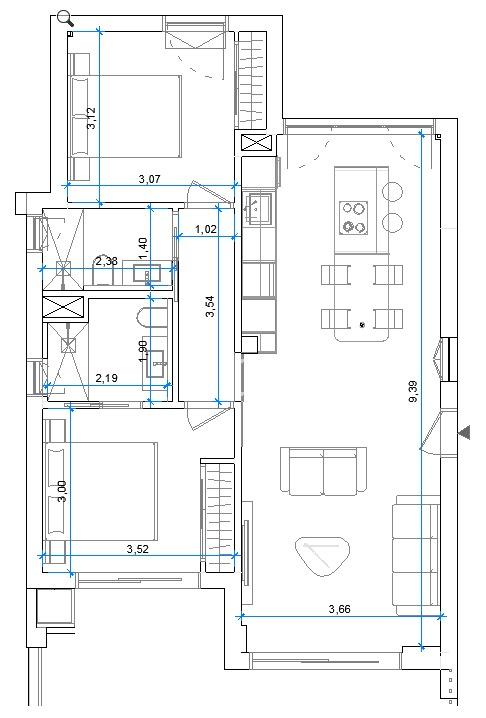 Resale - 2 Bedroom 2 Bathroom  in Orihuela Costa - Las Colinas Golf - Alicante
