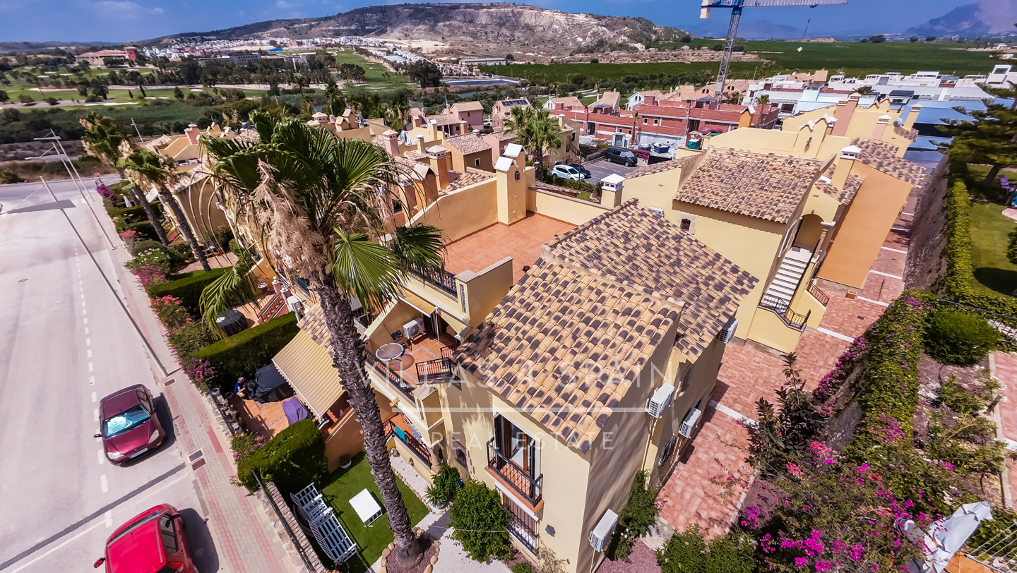 Resale - 2 Bed 2 Bath Penthouse apartment with roof terrace in La Finca Golf Algorfa, with community Pool - calle benferri la finca golf Algorfa - Alicante