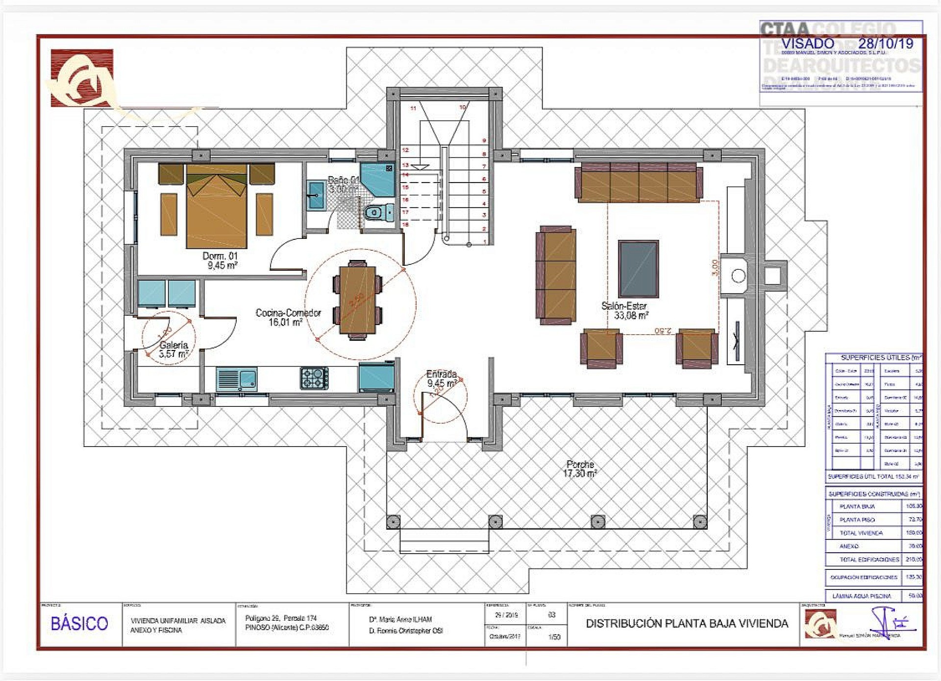 Resale - 4 Bedroom 3 Bathroom Villa in Pinoso -  - Alicante