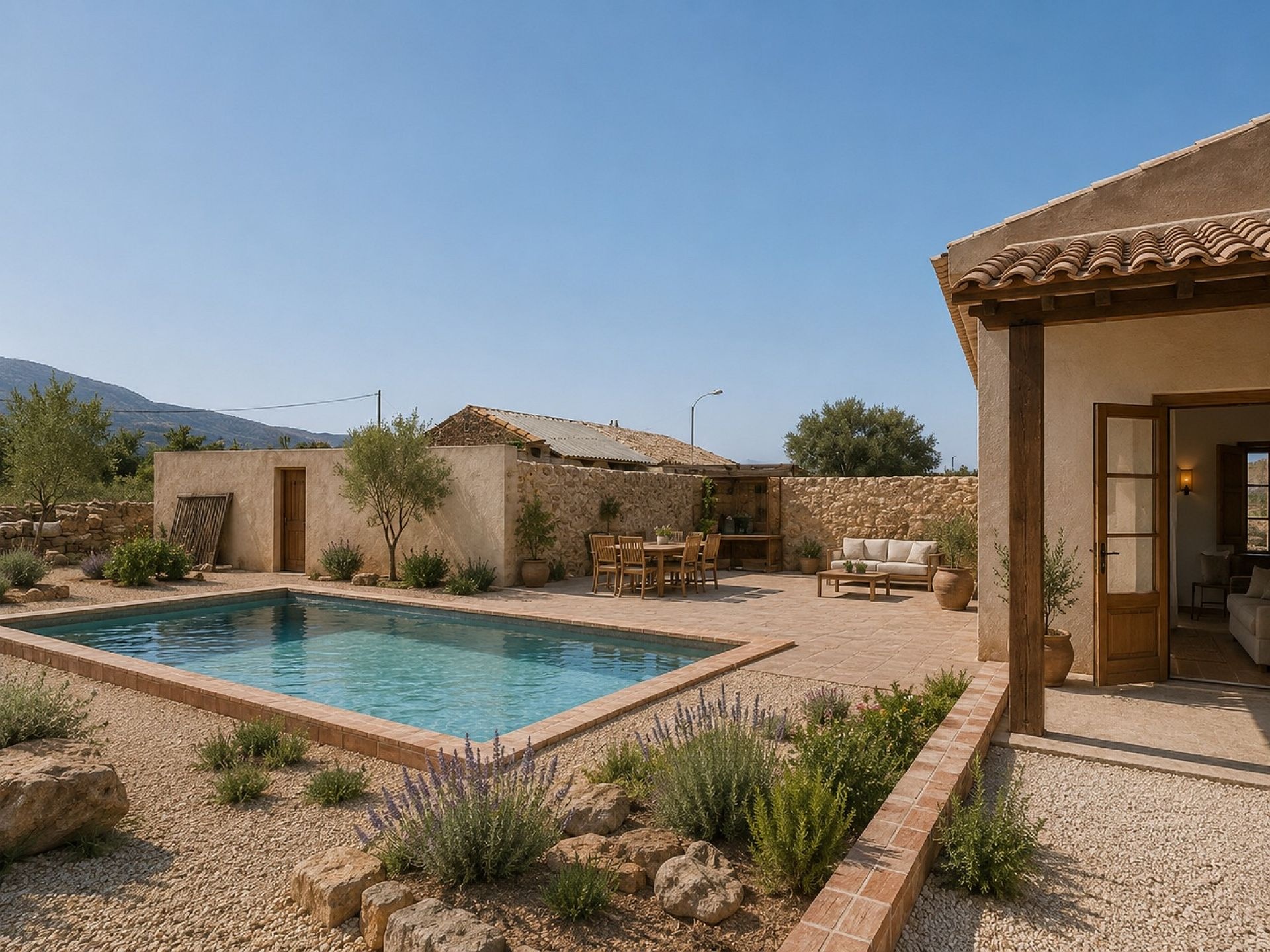 Resale - 4 Bedroom 2 Bathroom Country house in Pinoso -  - Alicante