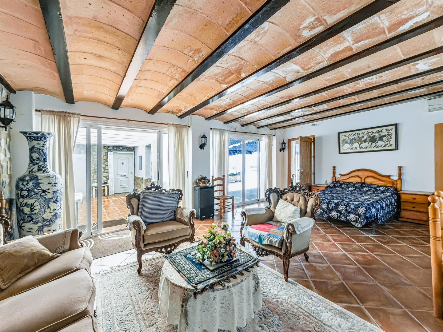 Resale - 6 Bed 4 Bath Villa with Pool and Large Plot with multiple garages in Fortuna  - calle baños 3 - Murcia